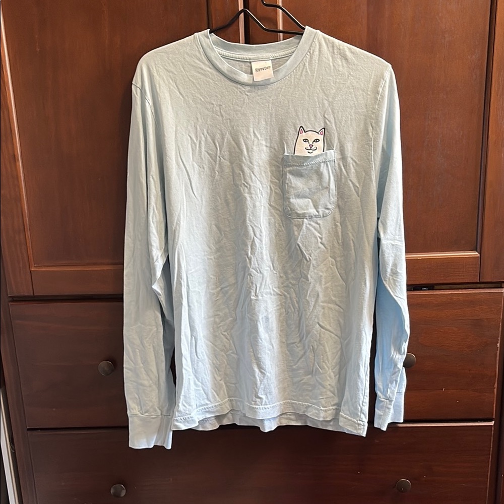 Rip n dip light blue long sleeve